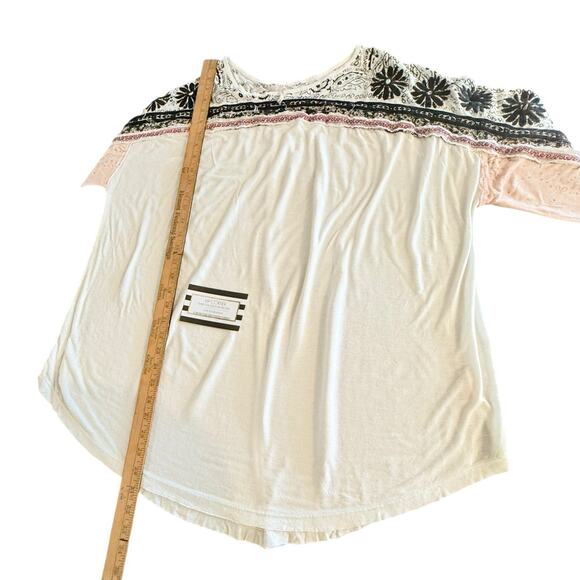 Free People Tripoli Embroidered Tunic Top Women's Size M - Picture 7 of 8